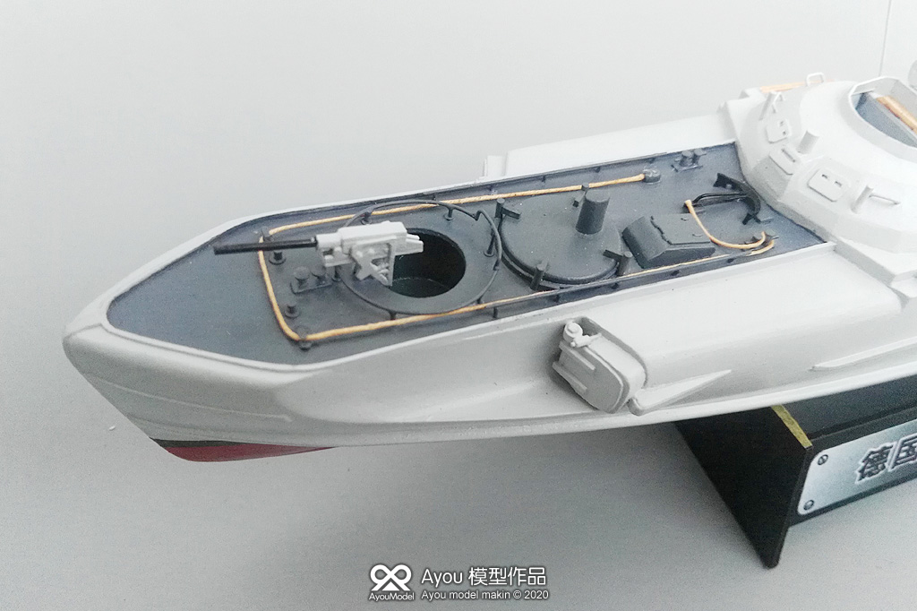 1:100 schnellboot s-100 德国s-100级鱼雷艇 (完成)