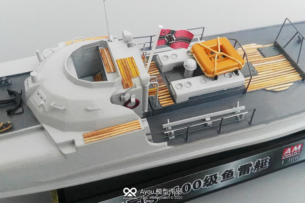 1:100 schnellboot s-100 德国s-100级鱼雷艇 (完成)