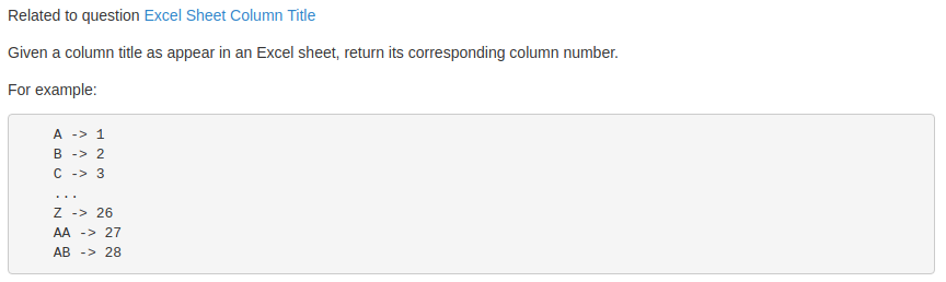 每天一道leetcode 将数字用字母表示 本质是26进制转换 一个程序渣渣的小后院 Csdn博客