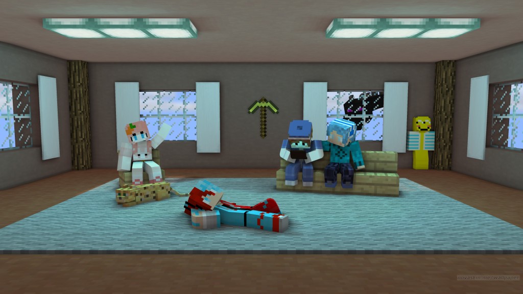 novaskin minecraft wallpaper