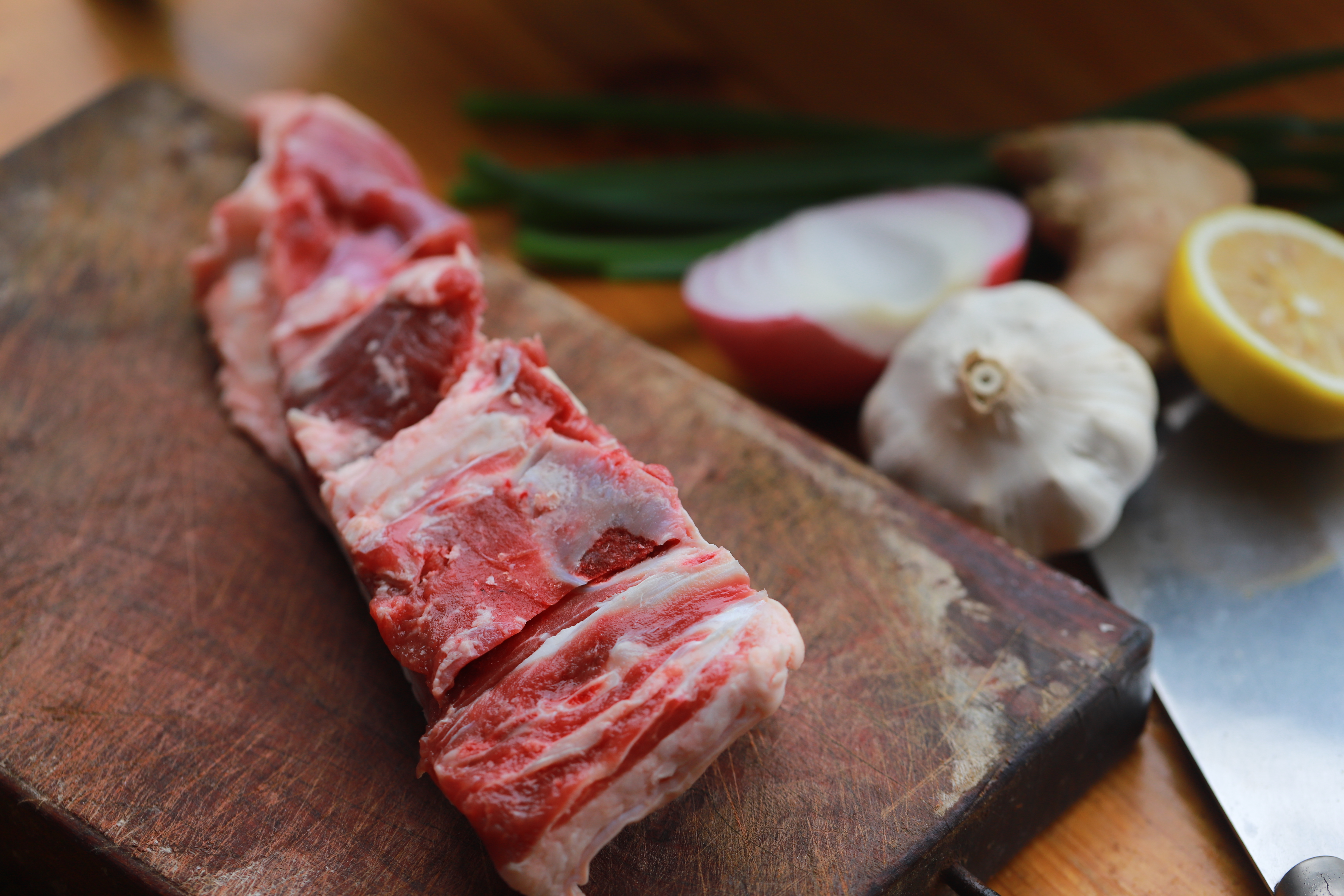 必不可少的羊肉一块,今天这块还是不咋滴,去采购的时候,有点儿心急