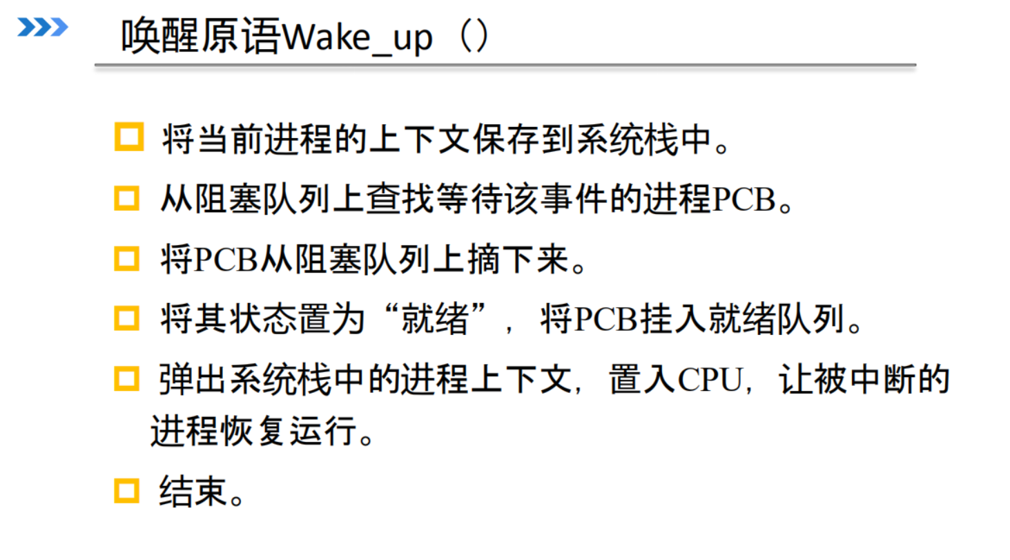唤醒原语Wake_up