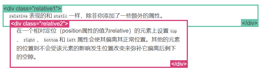 relative定位示例