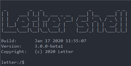 Letter shell 3.0 全新出发