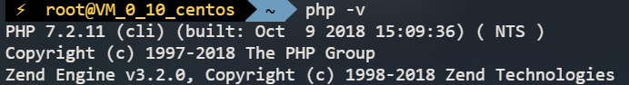 phpversion