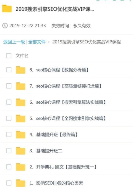 2019网站SEO优化VIP课程插图 2019网站SEO优化VIP课程插图