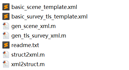 自动化生成scene.xml和survey.xml的MATLAB脚本