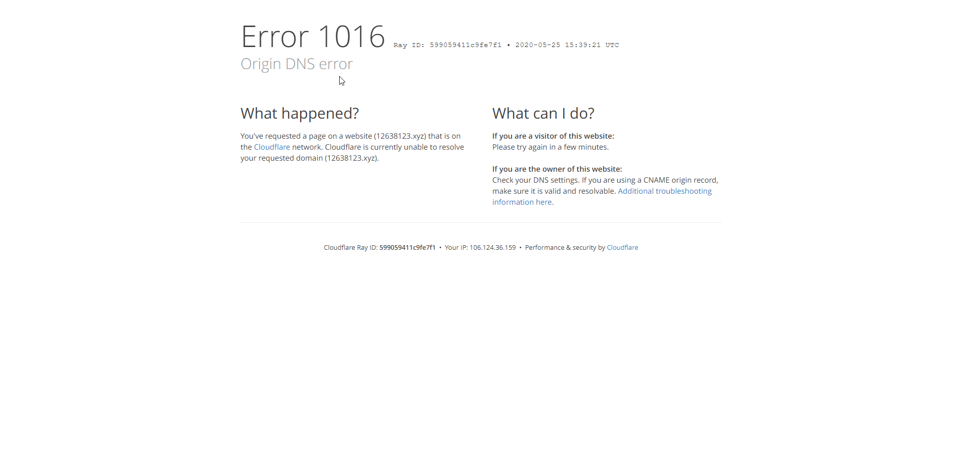 C f site. Error 1016. DNS Error. Ошибка 1016 на сайте. Ошибка dnserror.
