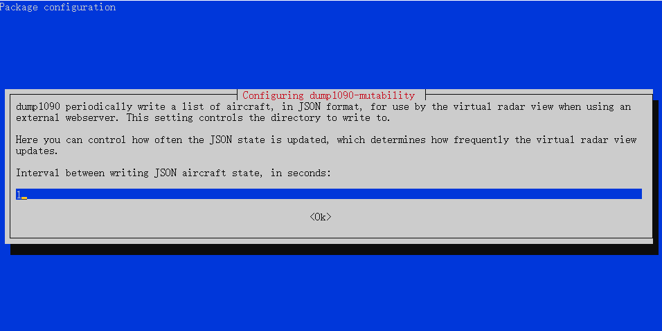 Interval between writing JSON aircraft state