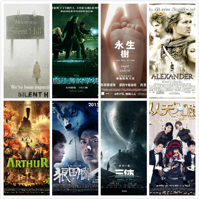 露米埃动画参与制作的部分电影电视剧项目