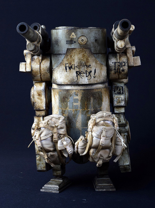 threeA 1/12フィギュア　WWR THE SHITTY 9 第3弾 Shitty 9 Commander VON NOM by Ashley Wood (one twelve) toy release