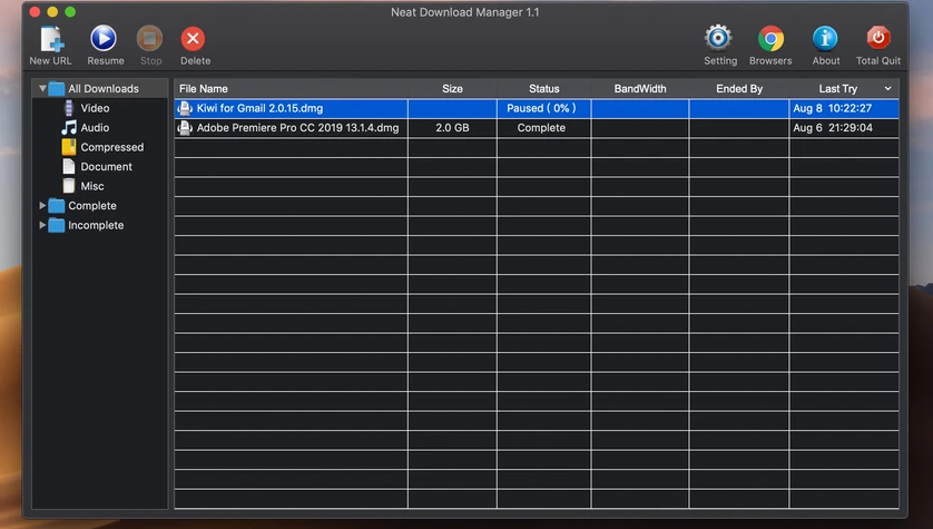 NeatDownloadManager
