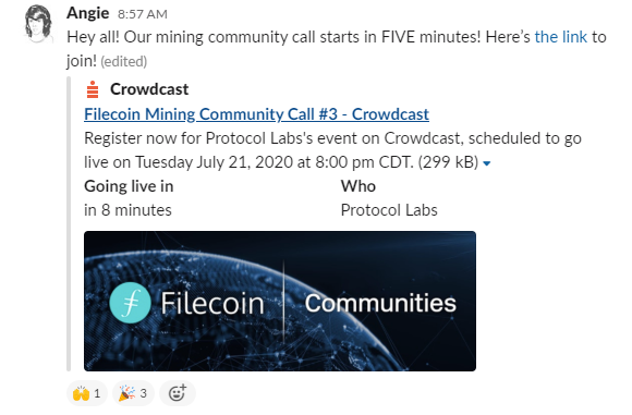 Filecoin矿工社区会议回顾插图 Filecoin矿工社区会议回顾
