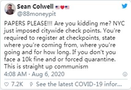 纽约:请出示证件|Sierra(NZ)