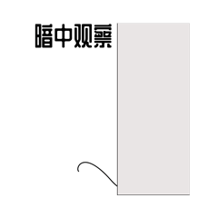 暗中观察 (Sneaky observation)
