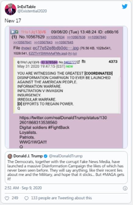 新Q&总统:“虚假信息运动”|Sierra(NZ)