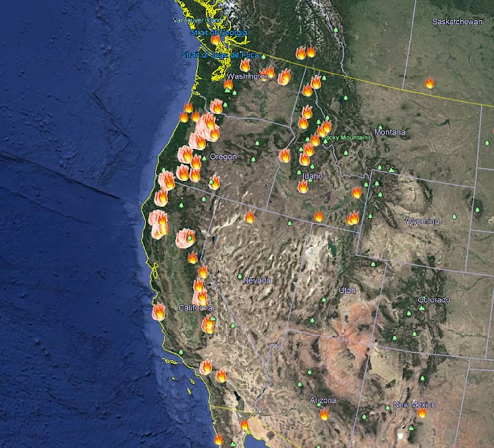 我们爱集体冥想|(附音频)为阻止加利福尼亚州和俄勒冈州的森林大火而冥想