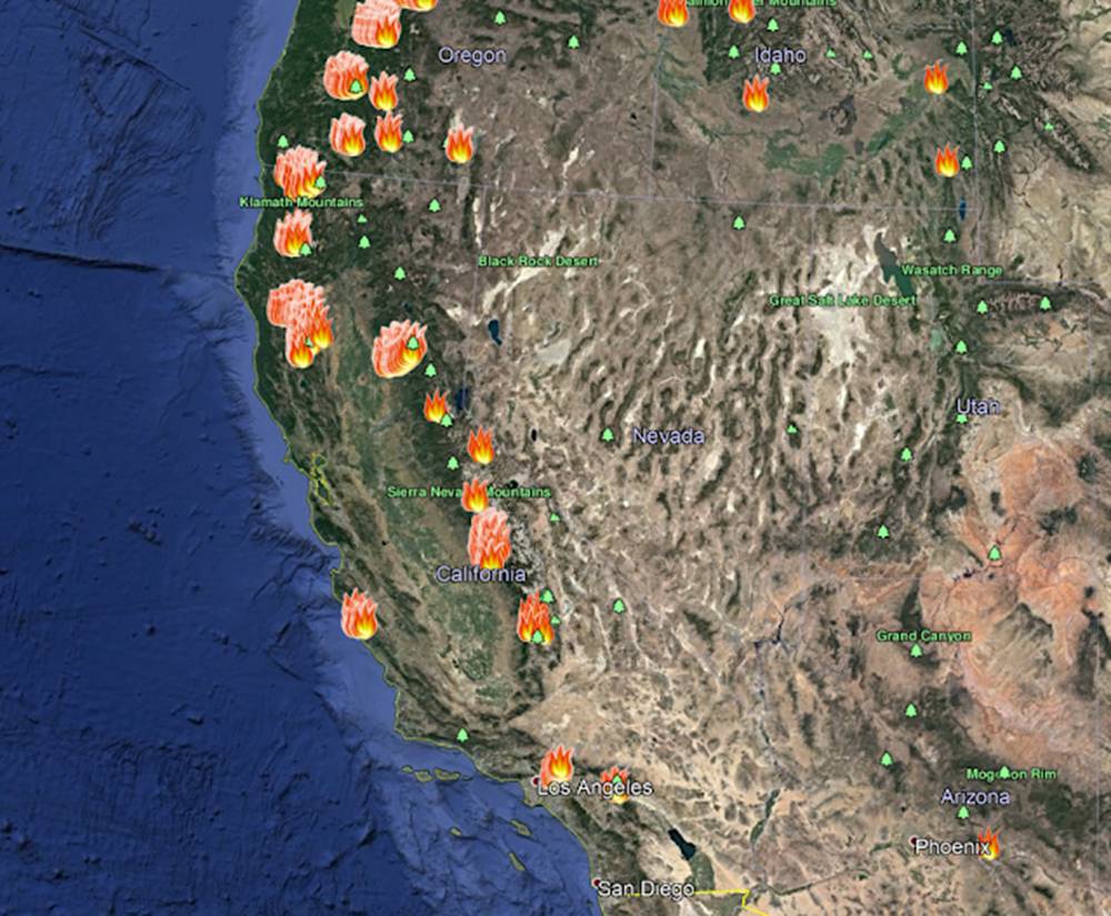 我们爱集体冥想|(附音频)为阻止加利福尼亚州和俄勒冈州的森林大火而冥想