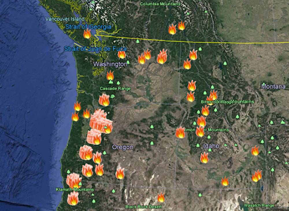 我们爱集体冥想|(附音频)为阻止加利福尼亚州和俄勒冈州的森林大火而冥想