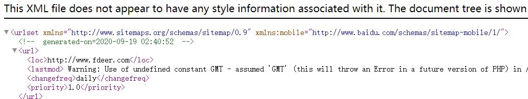 Warning: Use of undefined constant GMT - assumed 'GMT' (this will throw an Error in a future version of PHP)