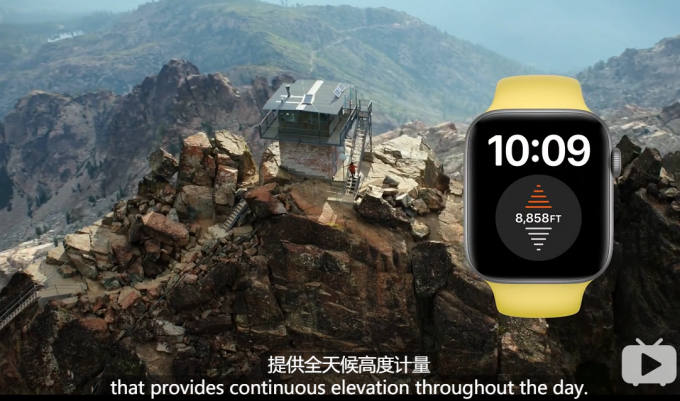 Apple Watch 6 今天收到了，但是 Apple 宣传片里的全天候高度计表盘我没有？
