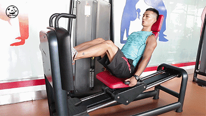 股四头肌锻炼方法：坐姿蹬腿-追梦健身网