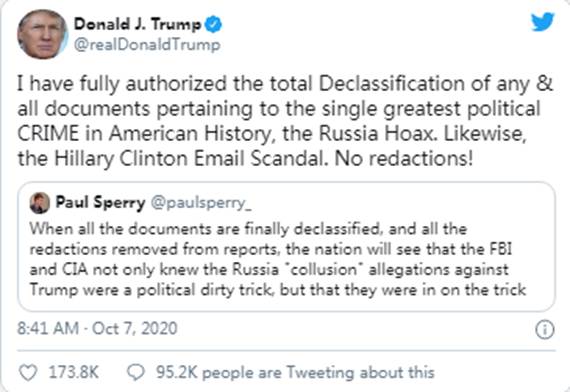 美国总统:“完全解密-不进行编辑”|Sierra(NZ)