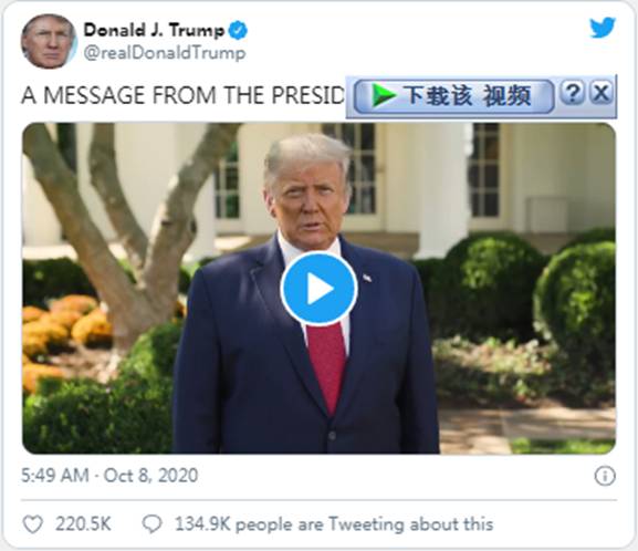 美国总统将他的 COVID 疾病描述为“上帝的祝福…”|Sierra(NZ)