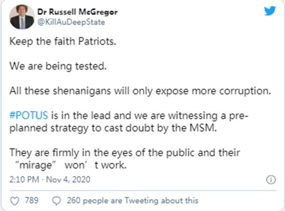 总统:我们赢得了选举|Sierra(NZ)