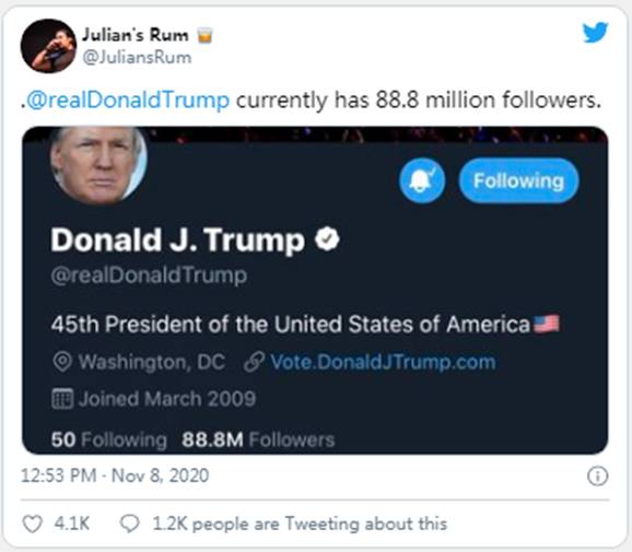 观看总统推特|Sierra(NZ)