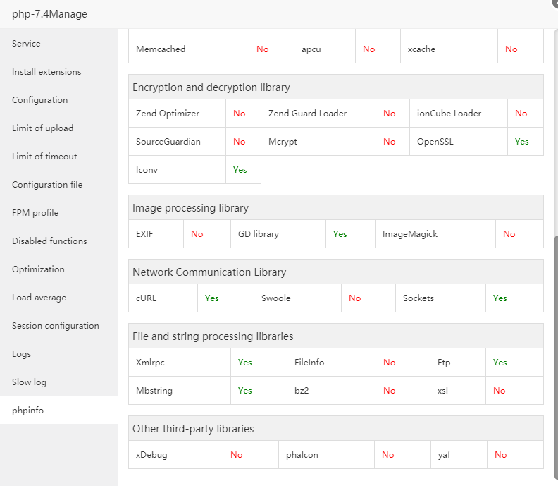 [已解决]  国际版宝塔PHP7.4 fileinfo