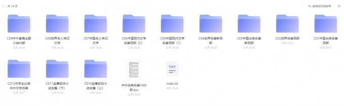 中外经典名著大合集