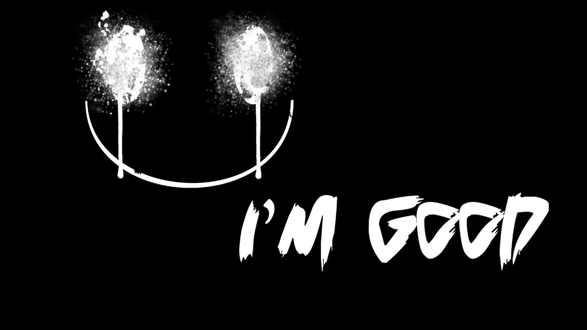 英文文字简约黑色电脑背景5k 新桌布网