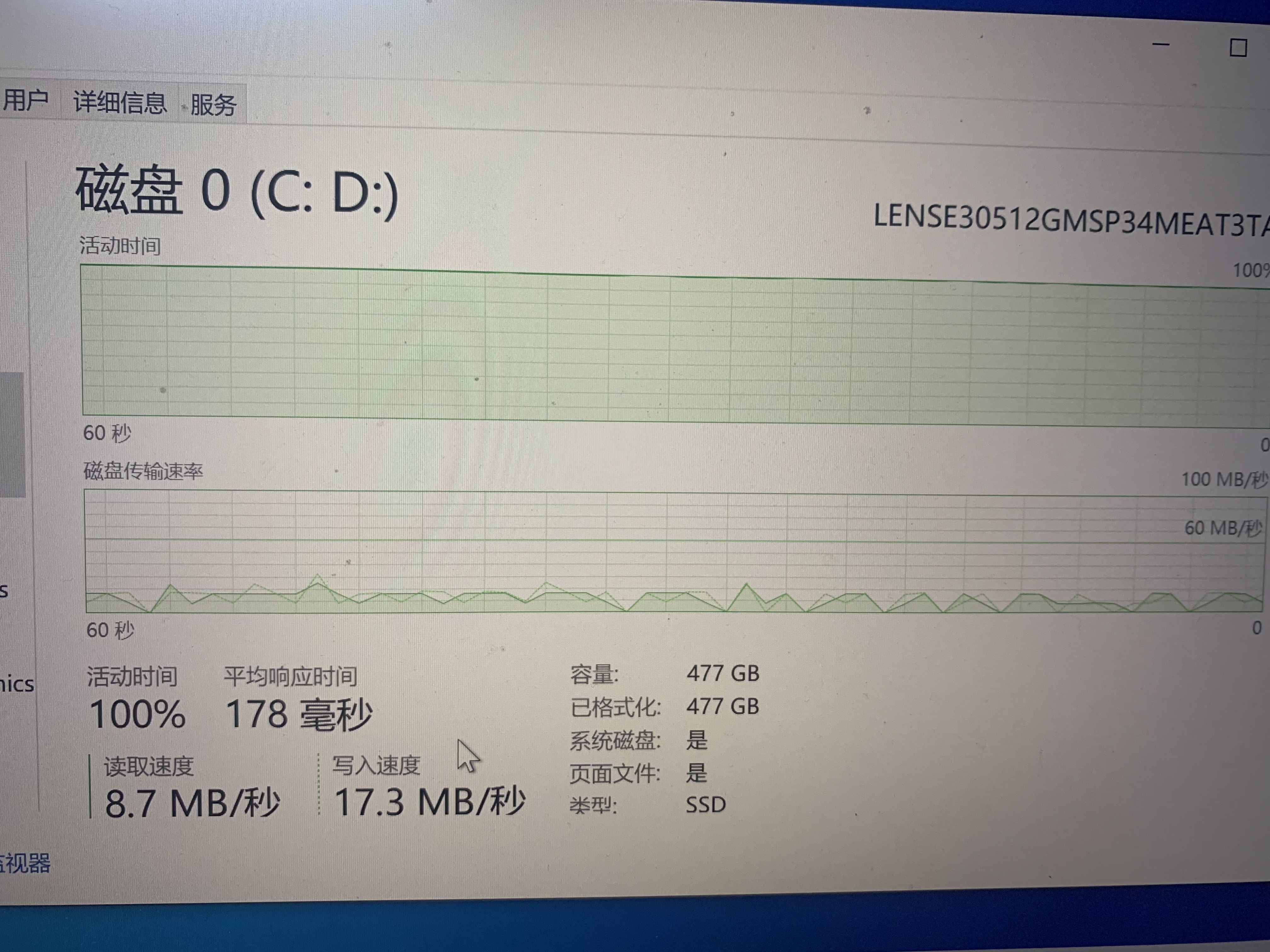 ssd在啥样的情况下会出现usb2.0的速度