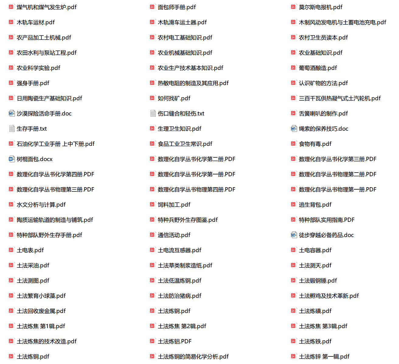 穿越者必备知识合集