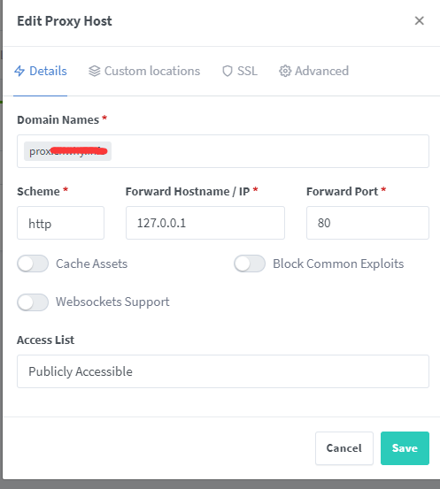 nginx proxy manager为什么跳转到百度啊