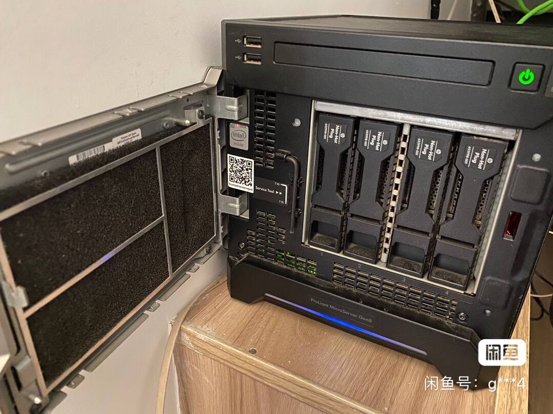 出一台HP MicroServer Gen8小服务器