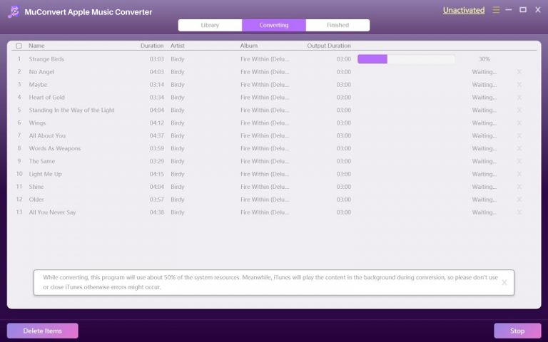 MuConvert Apple Music Converter (Mac) software