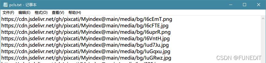 TXT文件内容示例