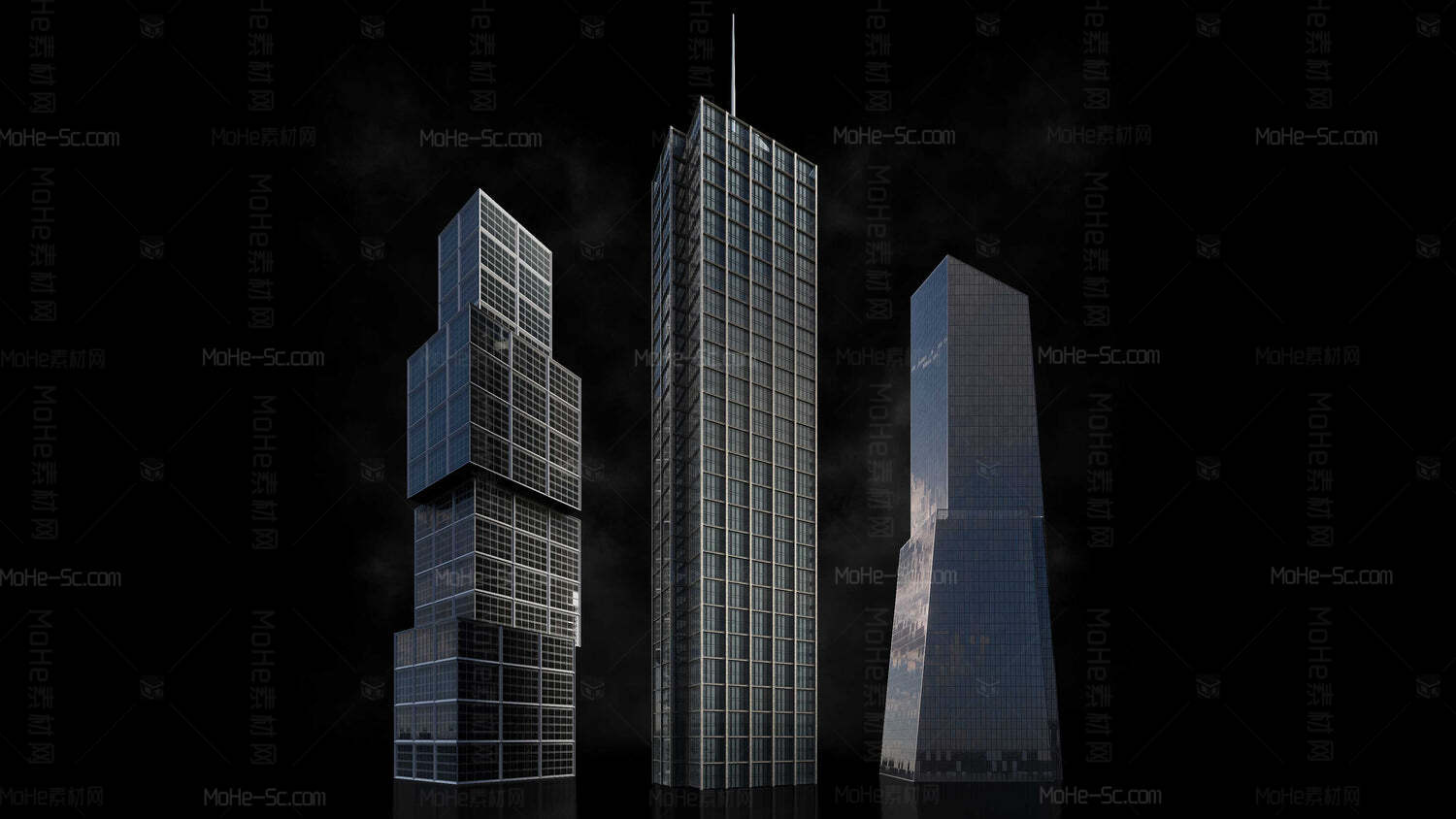 图片[5]-摩天大楼建筑物城市街道楼房3D模型Kitbash3d - Every City