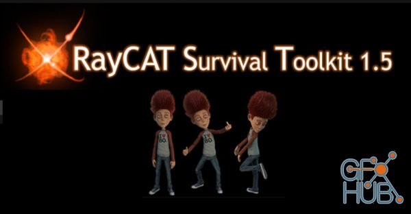 3dsmax高效动画流程插件XrayCat Survival ToolkitV1.5.410
