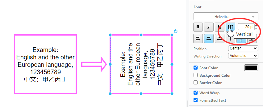 Feature request : Vertical arrangement of CJK characters · Issue #4068 ...