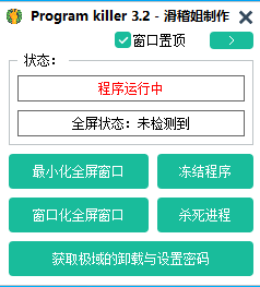 Programkiller软件界面示意图