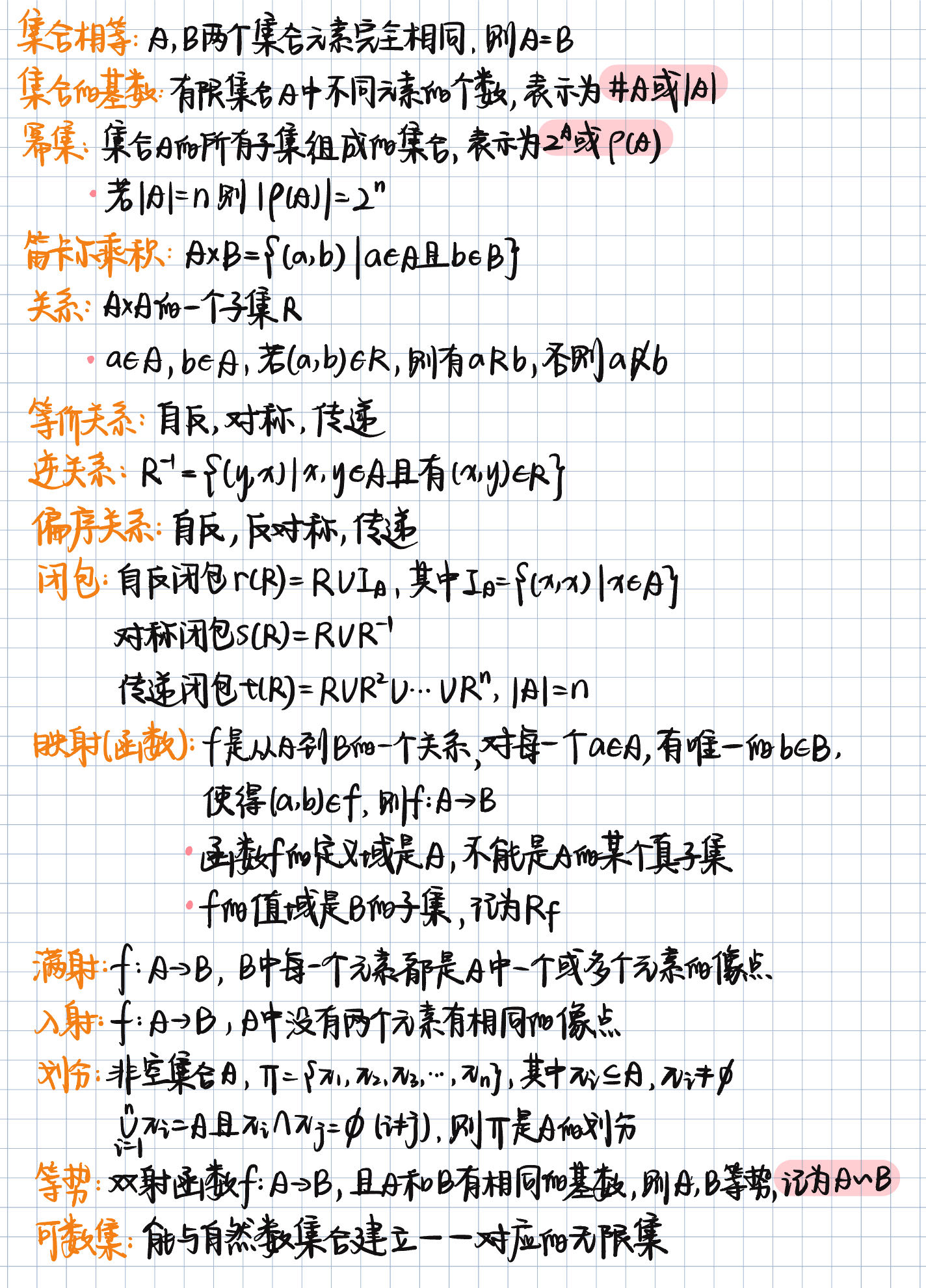 集合与关系
