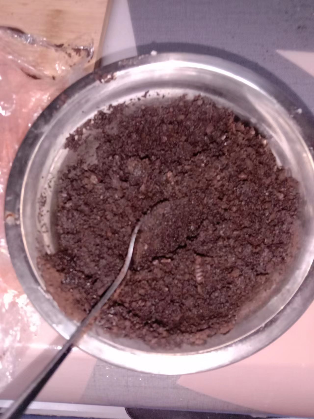 搅拌后