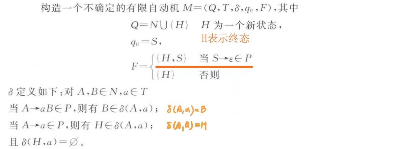 右线性语言和有限自动机