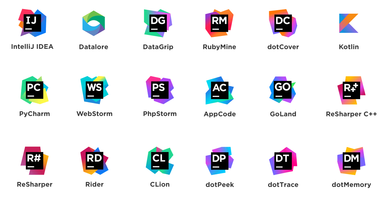 JetBrains products