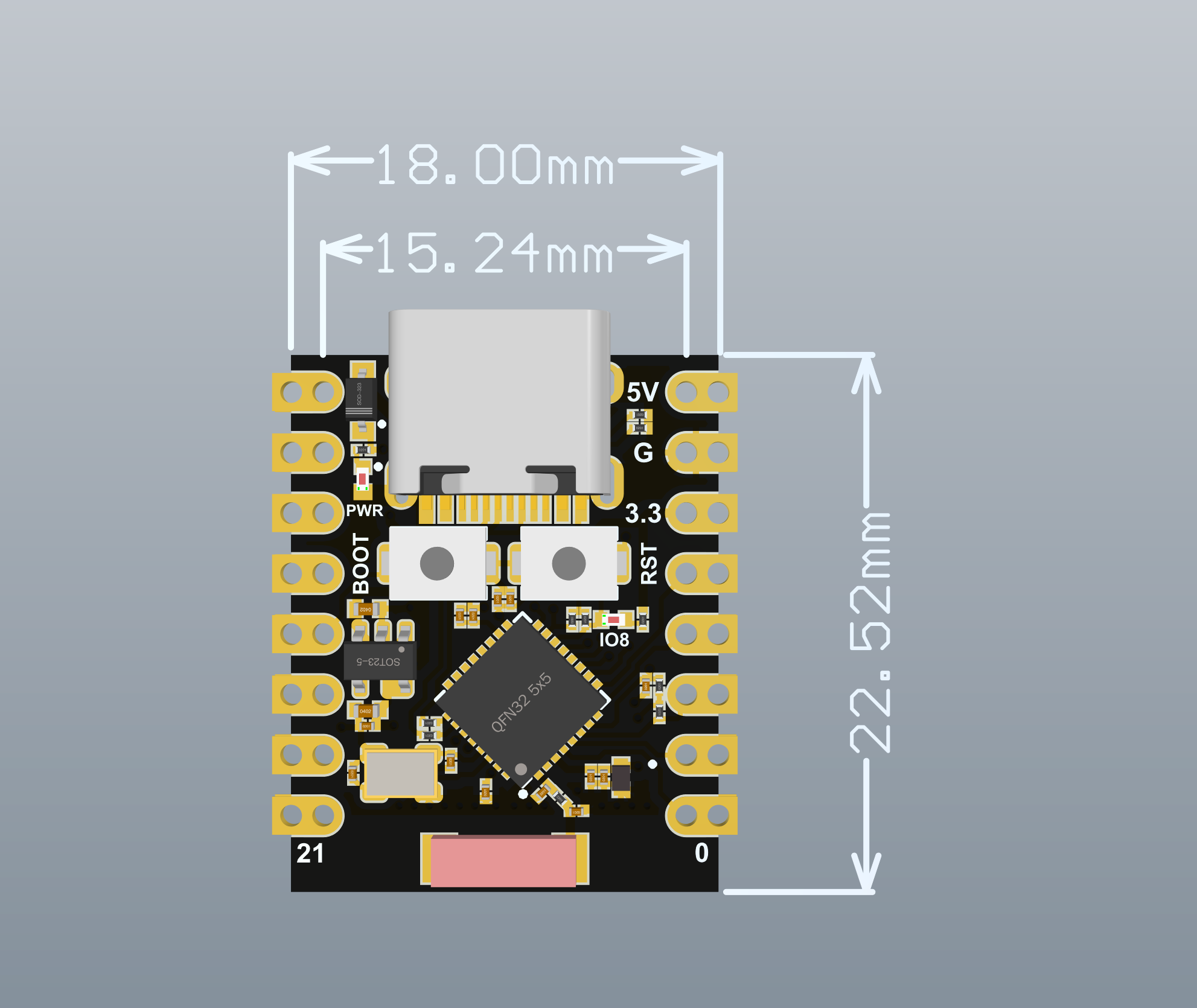 ESP32 C3 Development Board ESP32 SuperMini From Maker Go On Tindie