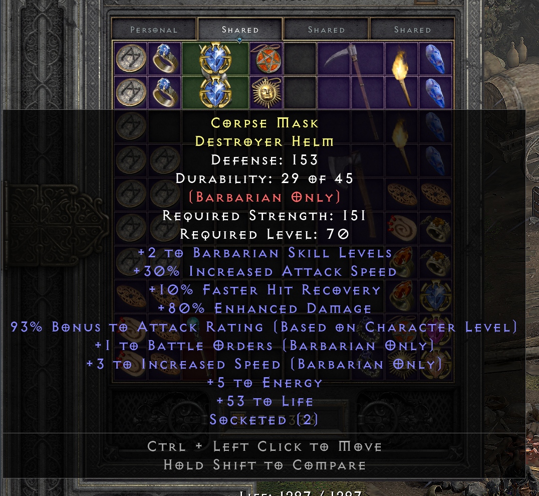 Ft Destroyer Melee Barb Helm - Topic - d2jsp